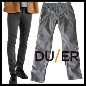 New DU/ER Slate Grey No Sweat Slim Fit Jeans (31x30)